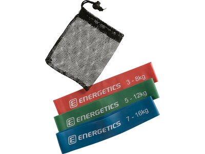 ENERGETICS Mini-Fitnessbänder-Set Bunt