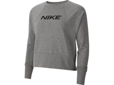 NIKE Damen Trainings-Sweatshirt "Dri-FIT Get Fit" Grau