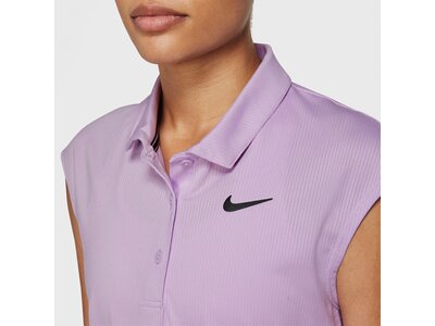 NIKE Damen Tennis-Poloshirt "NikeCourt Victory" Silber