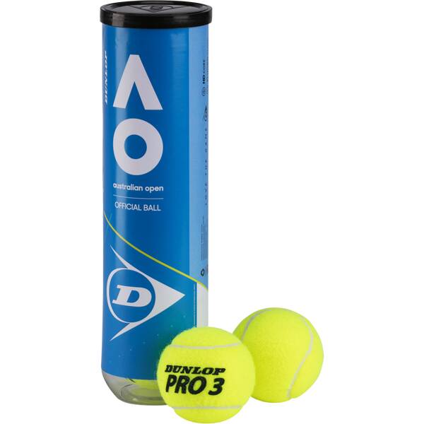 DUNLOP Tennisball "AUSTRALIAN OPEN" 4er