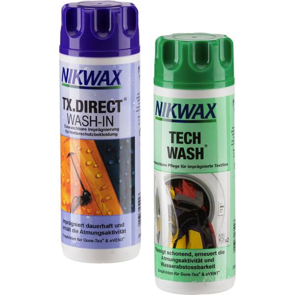 NIKWAX Pflege Tech Wash +TX Direct, 2x300ml