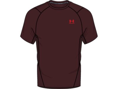 UNDER ARMOUR Herren Kurzarm HG Armour Fitted SS Rot