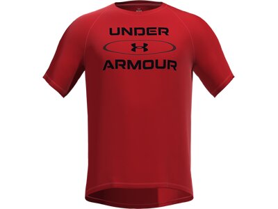 UNDER ARMOUR Herren Shirt UA TECH 2.0 WM GRAPHIC SS Rot