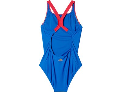 ADIDAS Kinder Badeanzug BY 3-Streifen Colorblock Badeanzug Blau