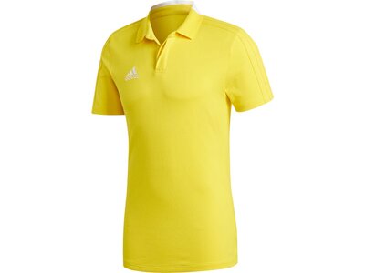 ADIDAS Herren Condivo 18 Cotton Poloshirt Gelb