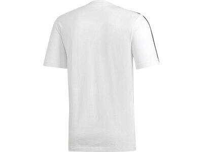 ADIDAS Herren T-Shirt Essentials 3-Streifen Weiß