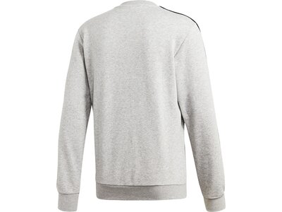 ADIDAS Herren Essentials 3-Streifen Sweatshirt Silber