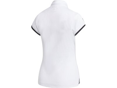 ADIDAS Damen Club 3-Streifen Poloshirt Weiß