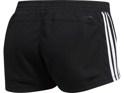 adidas Damen Pacer 3-Streifen Knit Shorts Schwarz