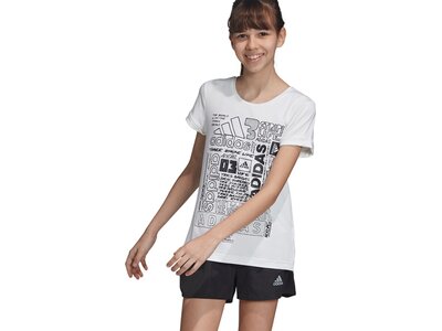 ADIDAS Kinder T-Shirt Iconic Grau