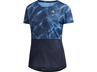 ADIDAS Damen Own the Run Fences T-Shirt Blau