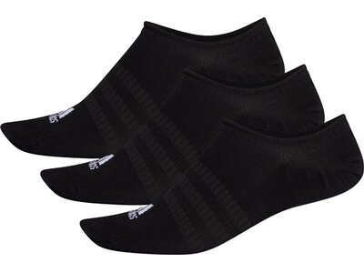 adidas No-Show Socken, 3 Paar Schwarz