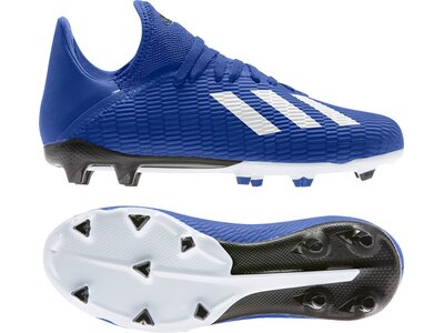 ADIDAS Fußball - Schuhe Kinder - Nocken X Uniforia 19.3 FG J Kids Blau