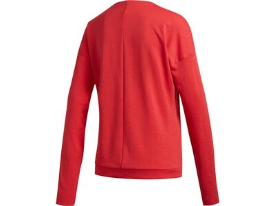 adidas Damen Supernova Run Cru Sweatshirt Rot