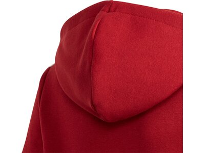 ADIDAS Kinder Essentials 3-Streifen Kapuzenjacke Rot