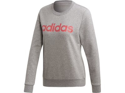 ADIDAS Damen Essentials Linear Sweatshirt Grau