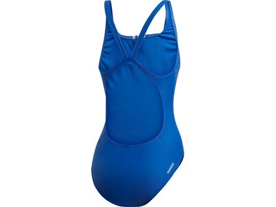 adidas Damen SH3.RO Mid 3-Streifen Badeanzug Blau