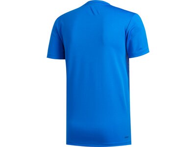 adidas Herren 3-Streifen Aeroready Sport T-Shirt Blau