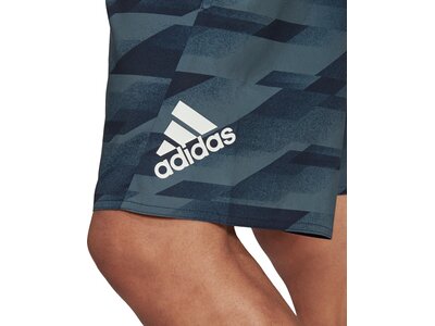 adidas Herren Knee Length Graphic Boardshorts Blau