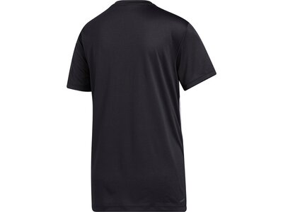 adidas Damen 3-Streifen T-Shirt Schwarz