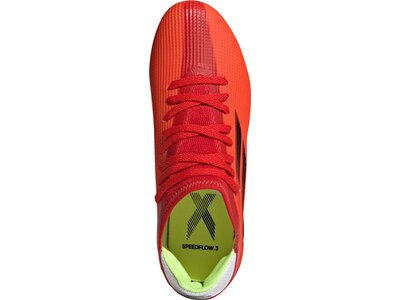 adidas Kinder X Speedflow.3 FG Fußballschuh Rot