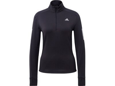 adidas Damen Own the Run 1/2 Zip Warm Sweatshirt Schwarz