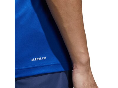 adidas Herren Designed 2 Move Logo T-Shirt Blau