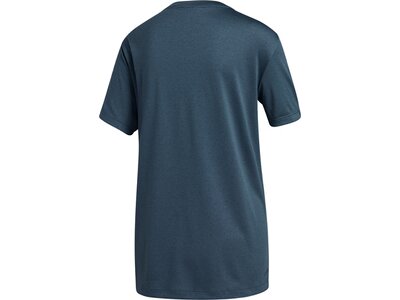 adidas Damen 3-Streifen T-Shirt Blau