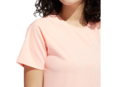 ADIDAS Damen Shirt TECH BOS TEE Pink