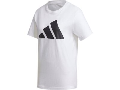 ADIDAS Damen T-Shirt "Logo Tee" Braun