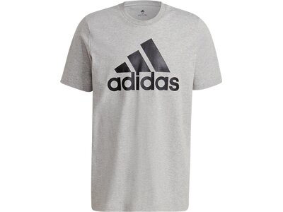 adidas Herren Essentials Big Logo T-Shirt Silber