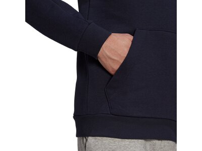 adidas Herren Essentials Fleece Cut 3-Streifen Hoodie Schwarz