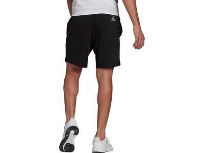 adidas Herren AEROREADY Essentials Linear Logo Shorts Schwarz