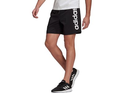 adidas Herren AEROREADY Essentials Chelsea Linear Logo Shorts Schwarz