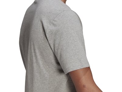 adidas Herren Essentials Embroidered Small Logo T-Shirt Grau