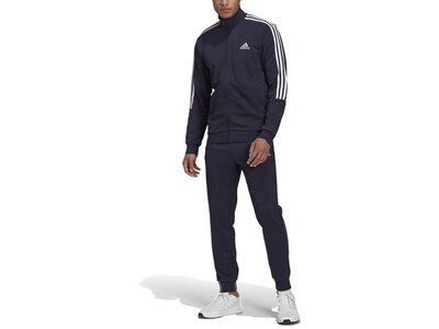 adidas Herren AEROREADY Essentials 3-Streifen Trainingsanzug Blau