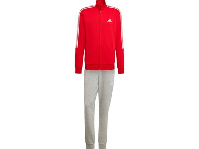 adidas Herren AEROREADY Essentials 3-Streifen Trainingsanzug Rot