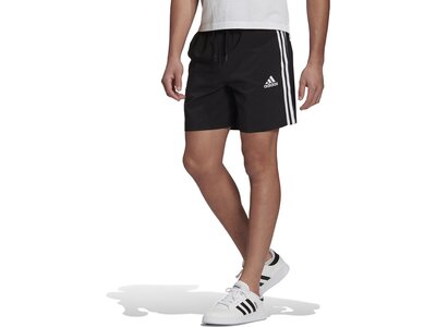 adidas Herren AEROREADY Essentials Chelsea 3-Streifen Shorts Schwarz