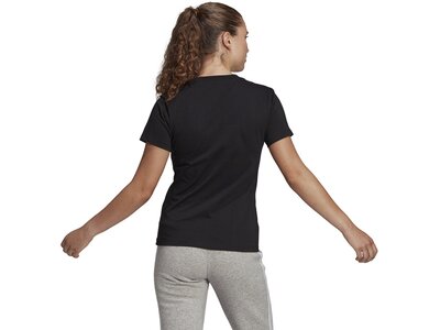ADIDAS Damen Shirt Damen T-Shirt Essentials Logo Schwarz