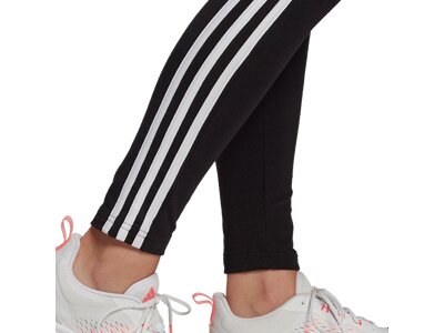 adidas Damen LOUNGEWEAR Essentials 3-Streifen Leggings Schwarz