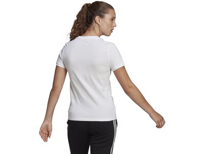 ADIDAS Damen Shirt LOUNGEWEAR Essentials Slim Logo Weiß