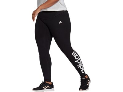 adidas Damen Essentials High-Waisted Logo Leggings – Große Größen Schwarz