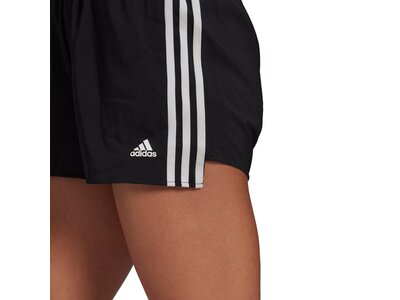 adidas Damen Primeblue Designed 2 Move Woven 3-Streifen Sport Shorts Schwarz
