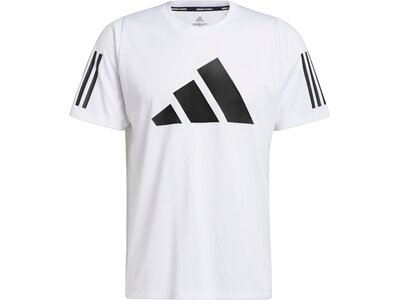 adidas Herren T-Shirt FREELIFT 3 BAR Weiß