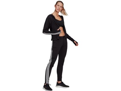 ADIDAS Fußball - Textilien - Anzüge Slim Fit Trainingsanzug Damen Schwarz