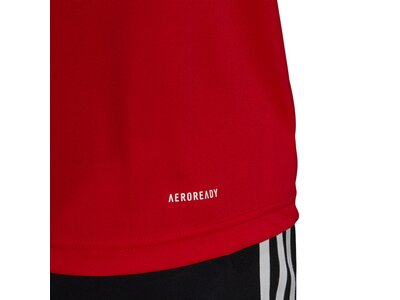 adidas Herren Primeblue Designed To Move Sport 3-Streifen T-Shirt Rot