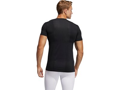 adidas Herren Techfit Compression T-Shirt Schwarz