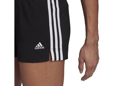 ADIDAS Damen Shorts Damen Shorts Essentials Slim 3-Stripes Schwarz