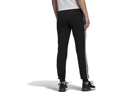 ADIDAS Damen Sporthose Essentials Single Jersey 3-Streifen Schwarz