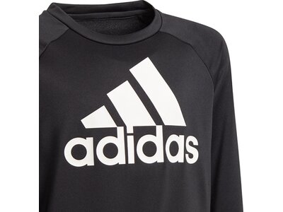 adidas Kinder Designed To Move Big Logo Sweatshirt Schwarz